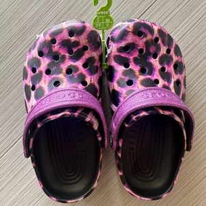 Crocs Animal print sz 1 *NEW*